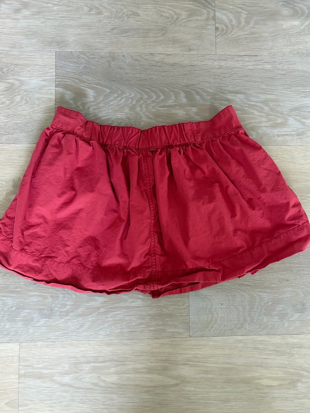 BDG Red Bubble Mini Skirt Size M - Picture 2 of 5